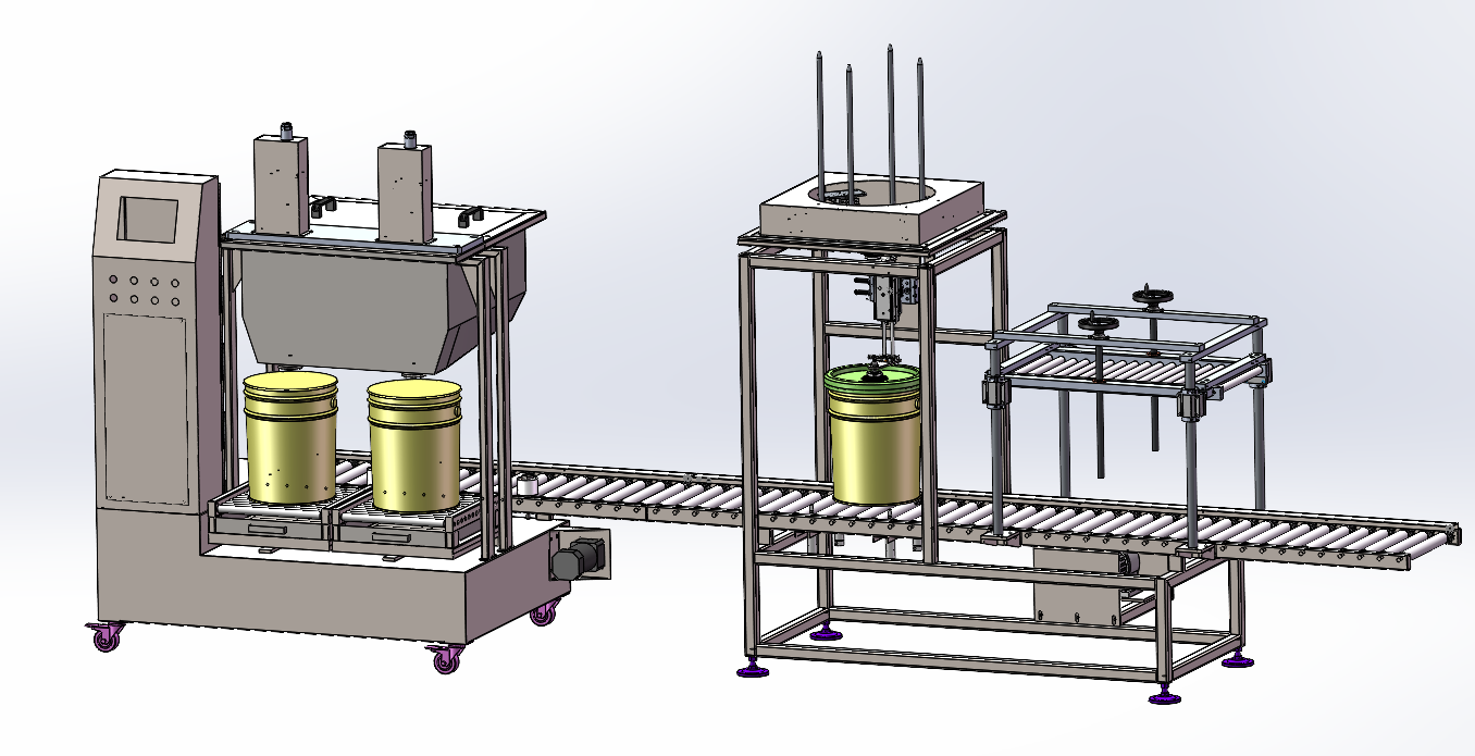 涂料半自動灌裝機