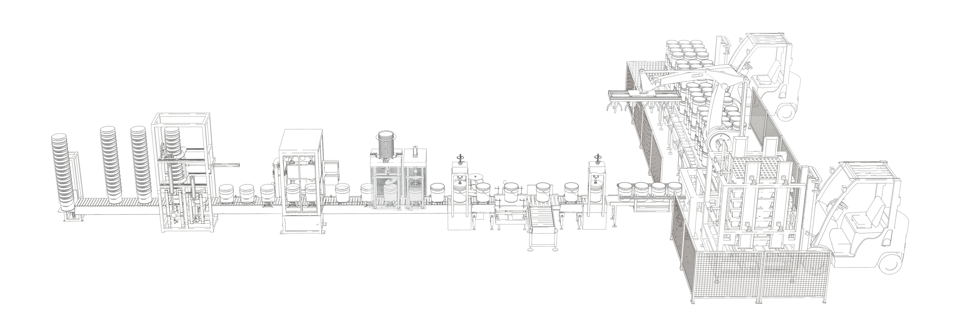 化學品灌裝機 灌裝線素圖