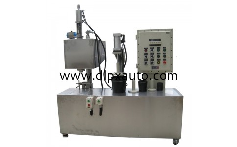5L儲(chǔ)槽式壓蓋液體灌裝機(jī)