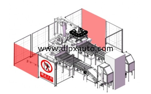 袋包裝全自動(dòng)定量包裝碼垛線