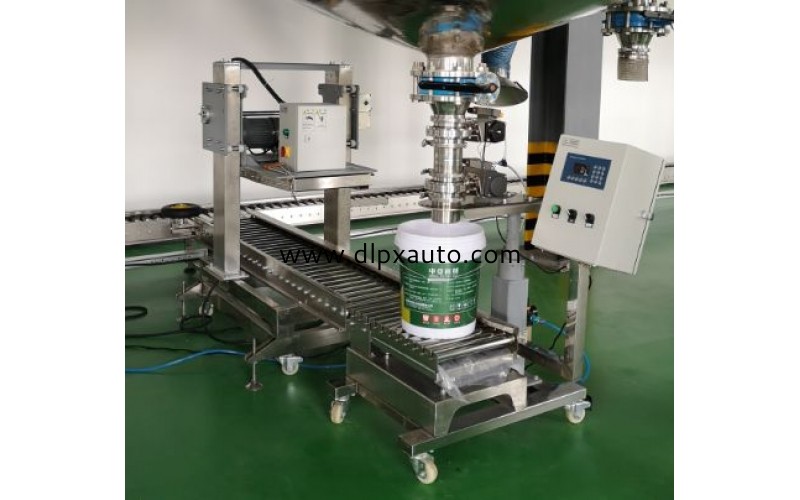 真石漆灌裝自動封蓋機