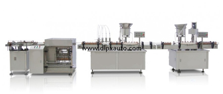 全自動液體灌裝生產聯動線