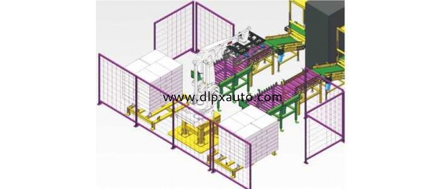袋包裝自動碼垛線